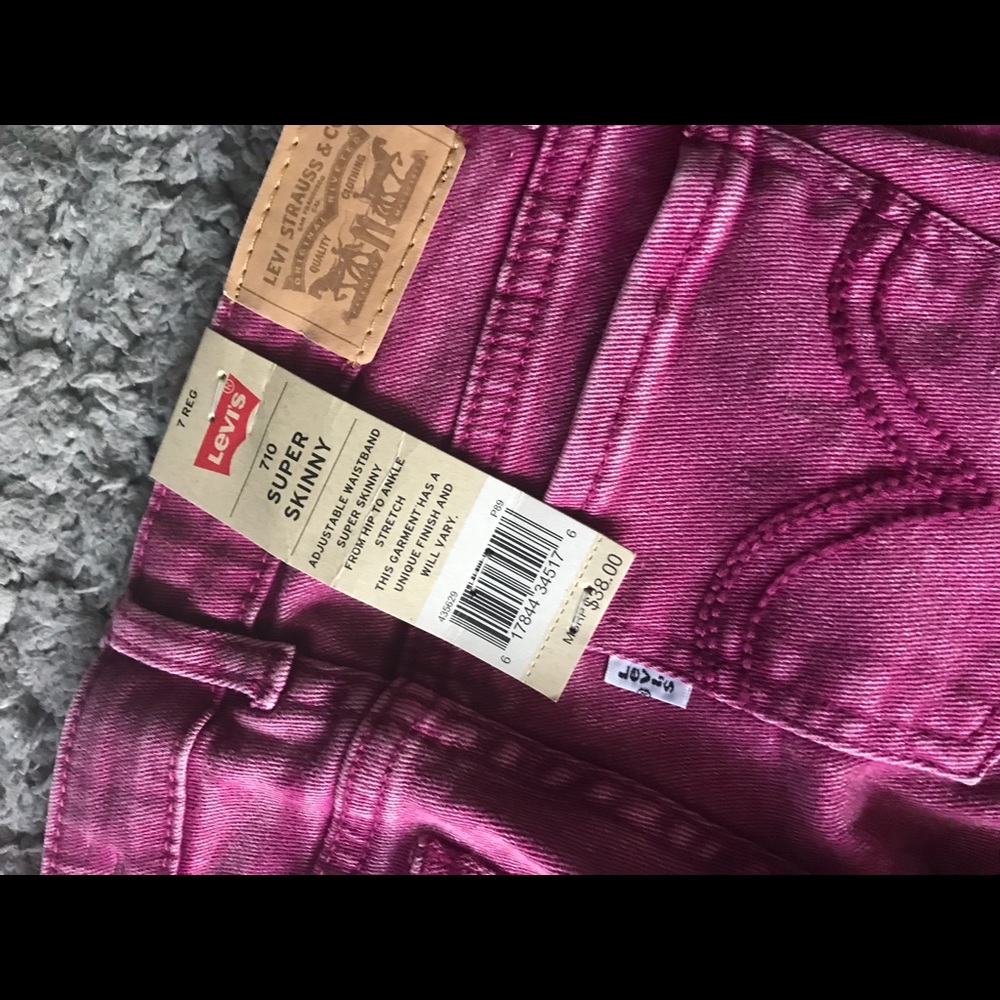 Pink girl jeans